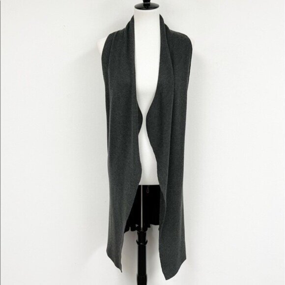 COLOUR 5 POWER sleeves long lines wool blend Sweater cardigan Lagenlook Sz F - Picture 11 of 11